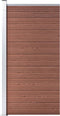 vidaXL - Schuttingpaneel - 95x186 - cm - HKC - bruin
