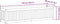 vidaXL - Plantenbak - 110x30x27,5 - cm - massief - acaciahout - en - staal