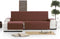 Bankbedekking Eysa MID Terra cotta 100 x 110 x 290 cm