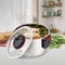 Feel Maestro MR-3530-16 - Casserolepan met deksel - Ø 16 cm 1,6 L Rood Zwart Staal