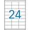 Klevende etiketten Apli 1272 100 Lakens 70 x 35 mm Wit