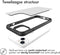 imoshion Hoesje Geschikt voor iPhone 14 Plus Hoesje - imoshion Rugged Hybrid Case - Zwart / Transparant
