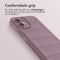 imoshion Hoesje - Geschikt voor iPhone 12 - EasyGrip Backcover - Paars