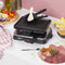 Tristar Gourmetstel RA-2949 - Gourmetset Raclette 4 personen - Geschikt voor de camping - PFAS vrij - Zwart