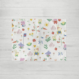 Individueel tafelkleed Kids&Cotton Vegetables 02 Multicolour 45 x 35 cm 2 Stuks