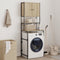 vidaXL - Wasmachinekast - 68x48,5x194 - cm - sonoma - eikenkleurig