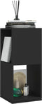 vidaXL - Draaikast - 34,5x34,5x75,5 - cm - spaanplaat - zwart