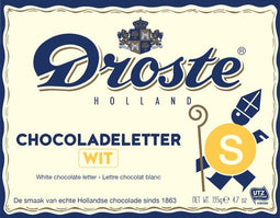 Droste - Chocoladeletter droste wit s