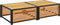 vidaXL - Tuintafel - Kruk - Massief acaciahout - Antraciet