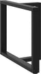 vidaXL - Eettafelpoten - 2 - st - T-vormig - 100x35x(72-73) - cm - staal - zwart