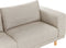 NIVALA - Driezitsbank - Lichtbeige - Polyester