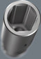 Wera B Deep 05005440001 Dopsleutelset Inch 3/8 9-delig