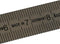 Het Melkmeisje 722150 Maatlat - RVS - 500 x 30 x 1,0mm