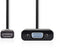 Nedis N CCGP34900BK02 - HDMI naar VGA Kabel - 20cm - Zwart