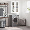 vidaXL - Wandkast - 69,5x34x90 - cm - hoogglans - wit