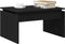 vidaXL - Salontafel - Zwart - Eiken - 68x38x50 - cm - Samengesteld - Hout