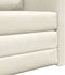 vidaXL - Vloersofa - Bed - 2-in-1 - Crème - 74x77x81 - cm - Velvet