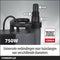 Powerplus Elektrische Waterpomp POWEW67920 - Dompelpomp van 750 W, Temperatuur van 35°C en Doorstroom van 12 500 l/u