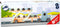 Small Foot - Houten Vrachtwagen Transporter Chicago - 9dlg met sportwagens - Groen blauw naturel hout