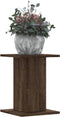 vidaXL - Plantenstandaards - 2 - st - 30x30x40 - cm - bewerkt - hout - bruin - eiken
