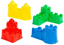 Basic Kasteel Zandvormen 4 Stuks