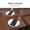 Castagnola - Lederlook Placemat - Antislip Waterafstotend 45x30 cm - Bruin