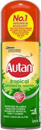 Common and Tiger Mosquito Repellent Autan Tropical 100 ml 8 hours Spray