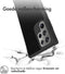 iMoshion Hoesje Geschikt voor Samsung Galaxy S22 Ultra Hoesje Shockproof - iMoshion Rugged Hybrid Carbon Case - Zwart