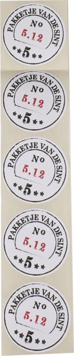 Klika - Etiket | papier | Pakketje van de Sint | ∅45mm | rol à 500 stuks