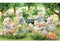 Sylvanian Families 5736 Tuinierenset Bloemen Hangoorkonijn Broer& Zus- 2 fluweelzachte speelfiguren