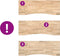 vidaXL - Bureaublad - rechthoekig - 140x60x2,5 - cm - onbehandeld - eikenhout