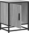 vidaXL - Nachtkastjes - 2 - st - 40x31x50 - cm - bewerkt - hout&metaal - grijs - sonoma