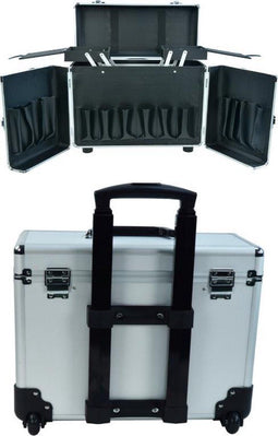 Kapperskoffer - kappers trolley - schmink visagie koffer trolley - verrijdbaar draagbaar