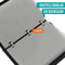NAPI Verzamelmap - Binder Map voor 400 Kaarten - 4 Pocket - Kunstleer - Ritssluiting - A5 Formaat - Rood/Wit