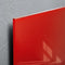 Sigel glasmagneetbord - Artverum - 100x65cm - rood - SI-GL142