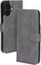 Mobiparts iPhone 16 - Classic Wallet Case - MagSafe Compatible - Grijs