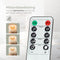 O'DADDY® LED Kaarsen - Elektrische Kaarsen met Bewegende Vlam en Afstandsbediening - Warm Wit Licht (set van 3)