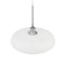 Dyberg Larsen AVA Pendant - Hanglamp D40 cm - Opal glas met chroom