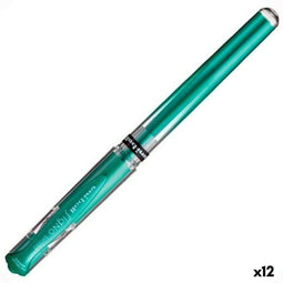 Uni-Ball SIGNO BROAD - Gelpen - 0,6 mm 1,0 mm - Groen (12 Stuks)