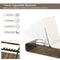 Coast Ligstoel - Rattan - Verstelbaar - Opbergruimte - Kussen - 185 x 65 x 26-86 cm - Gemengd Bruin