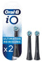 Oral-B iO Ultimate Clean - Opzetborstels - Verwijdert tot 100% tandplak - Zwart (2 stuks)