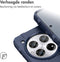 iMoshion Hoesje Geschikt voor OnePlus 12 Hoesje Siliconen - iMoshion Rugged Shield Backcover - Donkerblauw