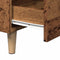 vidaXL - Nachtkastje - 40x35x69 - cm - bewerkt - hout - oud - houtkleurig