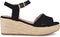 POSH by Poelman NANA - Dames Sandalen - Imitatieleer - Zwart - Maat 40