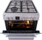 ETNA FGV760RVS - Gasfornuis met elektrische oven - Wokbrander 3,8 kW - RVS - 60 cm - Oveninhoud 69 liter