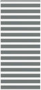vidaXL - Zebra - rolgordijn - 110x230 - cm - stofbreedte - 105,9 - cm - donkergrijs