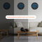 Tyme Digitale Wandklok LED - Stille Wandklok - Extra Groot Display - Blauw