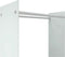 vidaXL - Haardhoutrek - 80x35x100 - cm - gehard - glas - wit