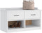 vidaXL - Gangbankje - SANDNES - wit - 87x40x50 - cm - massief - grenenhout