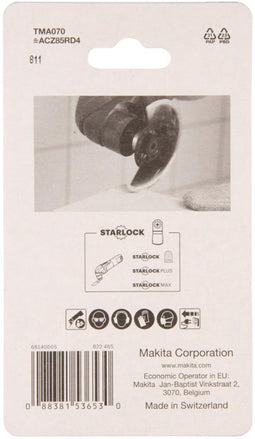 Makita B-65034 - Diamant Riff segmentfrees - Zeer lange levensduur - Geschikt voor gipsplaat